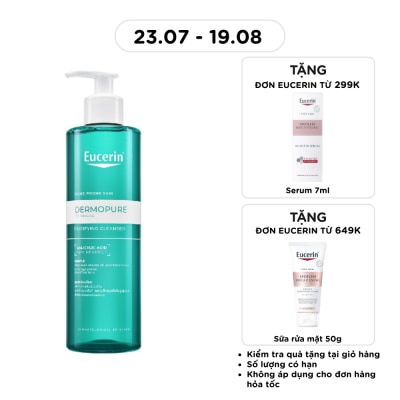 EUCERIN - Gel Rửa Mặt Eucerin Dermopure Clinical Purifying Cleanser 400ml image