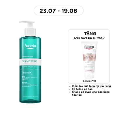 EUCERIN - Gel Rửa Mặt Eucerin Dermopure Clinical Purifying Cleanser 400ml image
