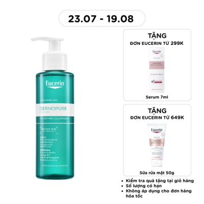 EUCERIN - Gel Rửa Mặt Eucerin Dermopure Clinical Purifying Cleanser 200ml image