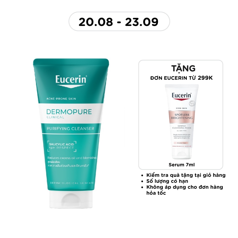 Gel Rửa Mặt Eucerin Dermopure Clinical Purifying Cleanser 75ml image
