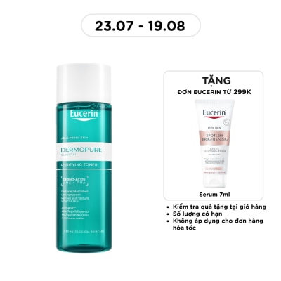 EUCERIN - Nước Cân Bằng Eucerin Dermopure Clinical Purifying Toner 200ml image