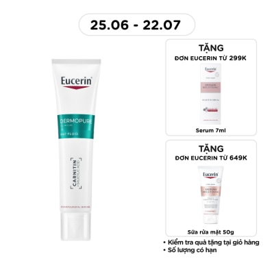 EUCERIN - Kem Dưỡng Ẩm Eucerin Dermopure Clinical Mat Fluid Kiểm Soát Nhờn 40ml