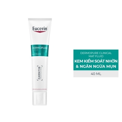 EUCERIN - Kem Dưỡng Ẩm Eucerin Dermopure Clinical Mat Fluid Kiểm Soát Nhờn 40ml
