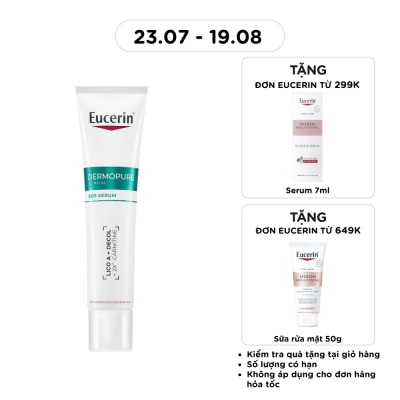 EUCERIN - Tinh Chất Dưỡng Eucerin Dermopure Clinical SOS Serum Cho Da Mụn 40ml image