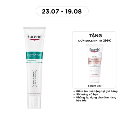 EUCERIN - Tinh Chất Dưỡng Eucerin Dermopure Clinical SOS Serum Cho Da Mụn 40ml image
