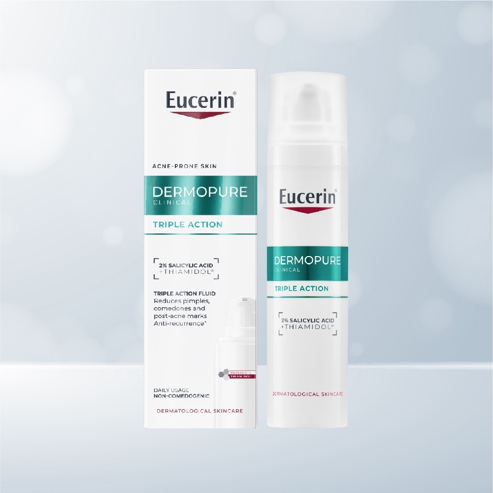 Tinh Chất Eucerin Dermopure Clinical Triple Action Giảm Thâm Mụn & Dưỡng Sáng 40ml