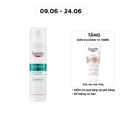 EUCERIN - Tinh Chất Eucerin Dermopure Clinical Triple Action Giảm Thâm Mụn & Dưỡng Sáng 40ml