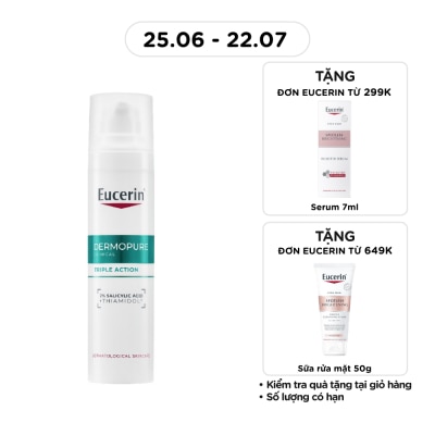 EUCERIN - Tinh Chất Eucerin Dermopure Clinical Triple Action Giảm Thâm Mụn & Dưỡng Sáng 40ml