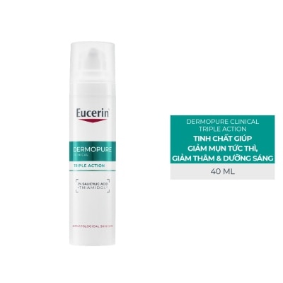 EUCERIN Tinh Chất Eucerin Dermopure Clinical Triple Action Giảm Thâm Mụn & Dưỡng Sáng 40ml image