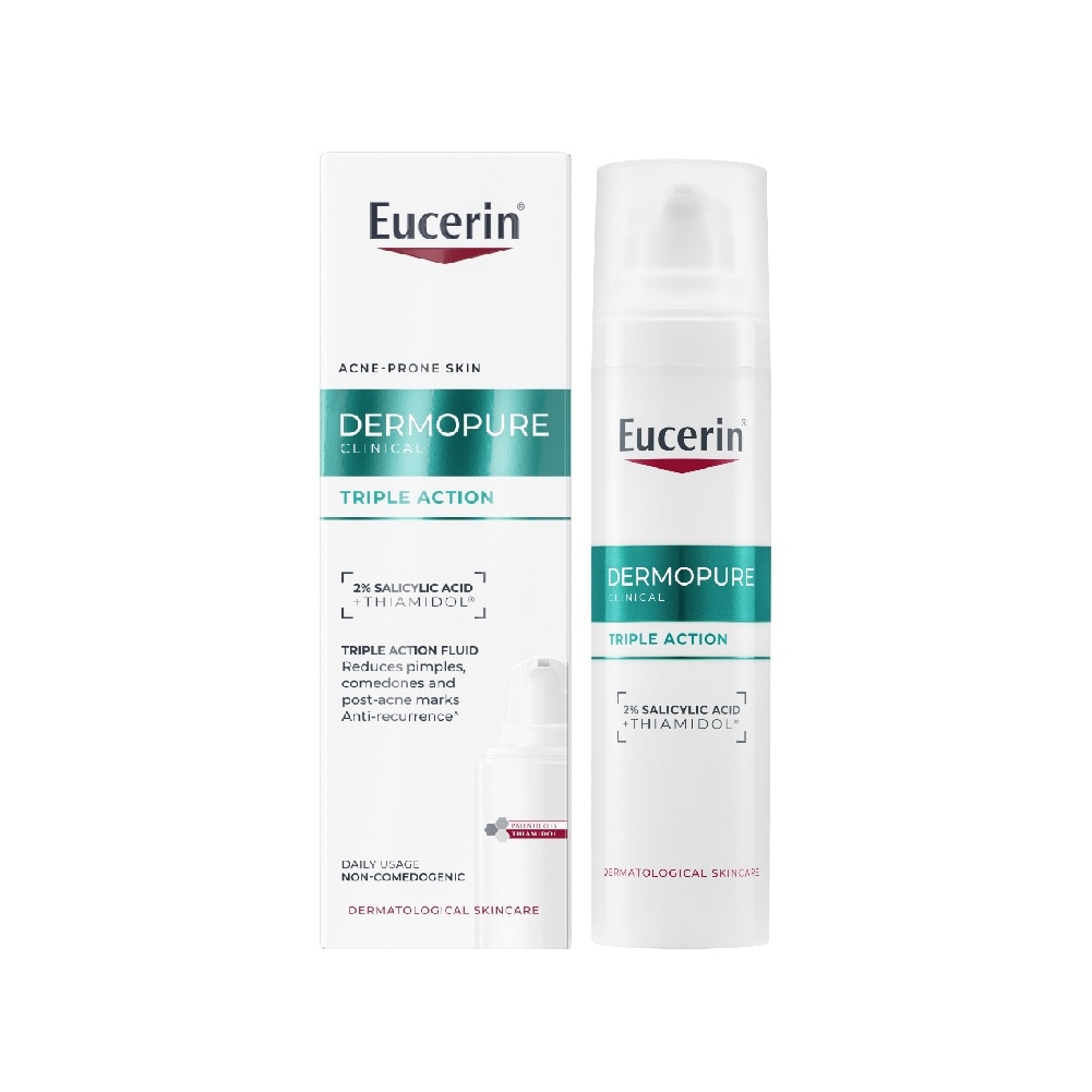 Tinh Chất Eucerin Dermopure Clinical Triple Action Giảm Thâm Mụn & Dưỡng Sáng 40ml
