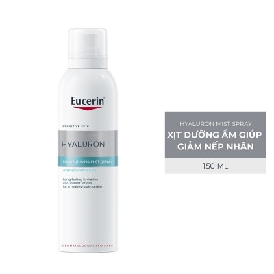 EUCERIN - Xịt Khoáng Dưỡng Ẩm Eucerin Hyaluron Moisturizing Mist Spray Cho Da Nhạy Cảm 150ml