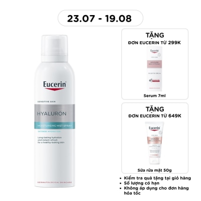 EUCERIN - Xịt Khoáng Dưỡng Ẩm Eucerin Hyaluron Moisturizing Mist Spray Cho Da Nhạy Cảm 150ml image