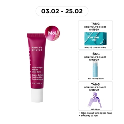 PAULA'S CHOICE Son Dưỡng Paula’s Choice Pro-Collagen Peptide Gloss Balm 15ml (Phiên Bản Có Màu)