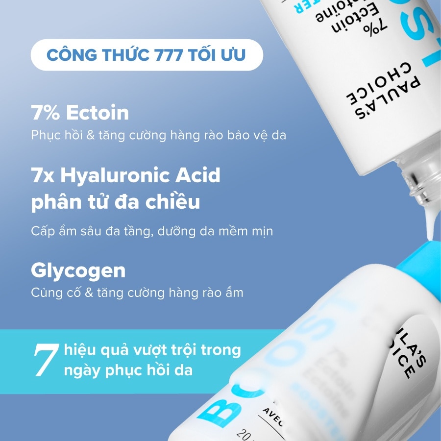 Tinh Chất Phục Hồi Và Bảo Vệ Da 7 Tác Động Paula's Choice 7% Ectoin Booster 20ml