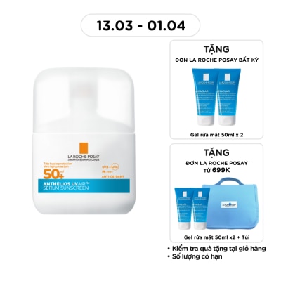 LA ROCHE POSAY - Dưỡng Chất Chống Nắng Kiềm Dầu La Roche-Posay Anthelios UVAIR Serum Sunscreen SPF50 PA++++ 50ml