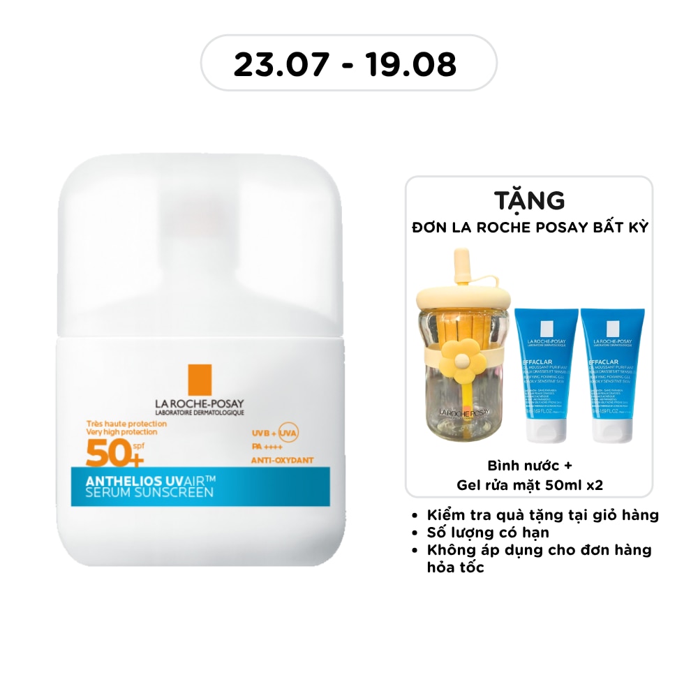 Dưỡng Chất Chống Nắng Kiềm Dầu La Roche-Posay Anthelios UVAIR Serum Sunscreen SPF50 PA++++ 50ml