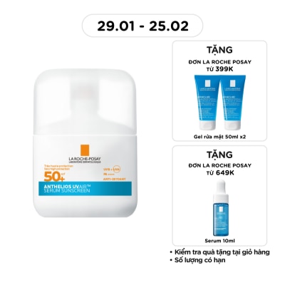 LA ROCHE POSAY Dưỡng Chất Chống Nắng Kiềm Dầu La Roche-Posay Anthelios UVAIR Serum Sunscreen SPF50 PA++++ 50ml