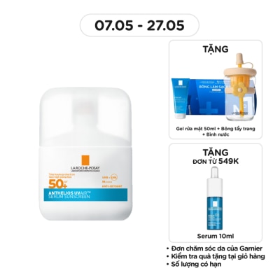 LA ROCHE POSAY - Dưỡng Chất Chống Nắng Kiềm Dầu La Roche-Posay Anthelios UVAIR Serum Sunscreen SPF50 PA++++ 50ml