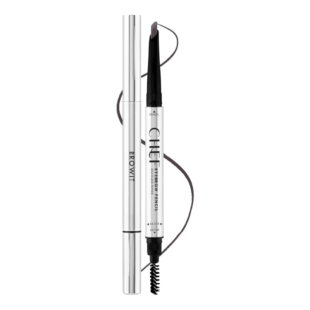 Chì Kẻ Chân Mày Browit Chef Eyebrow Pencil 0.15g .#04 Black Pepper image