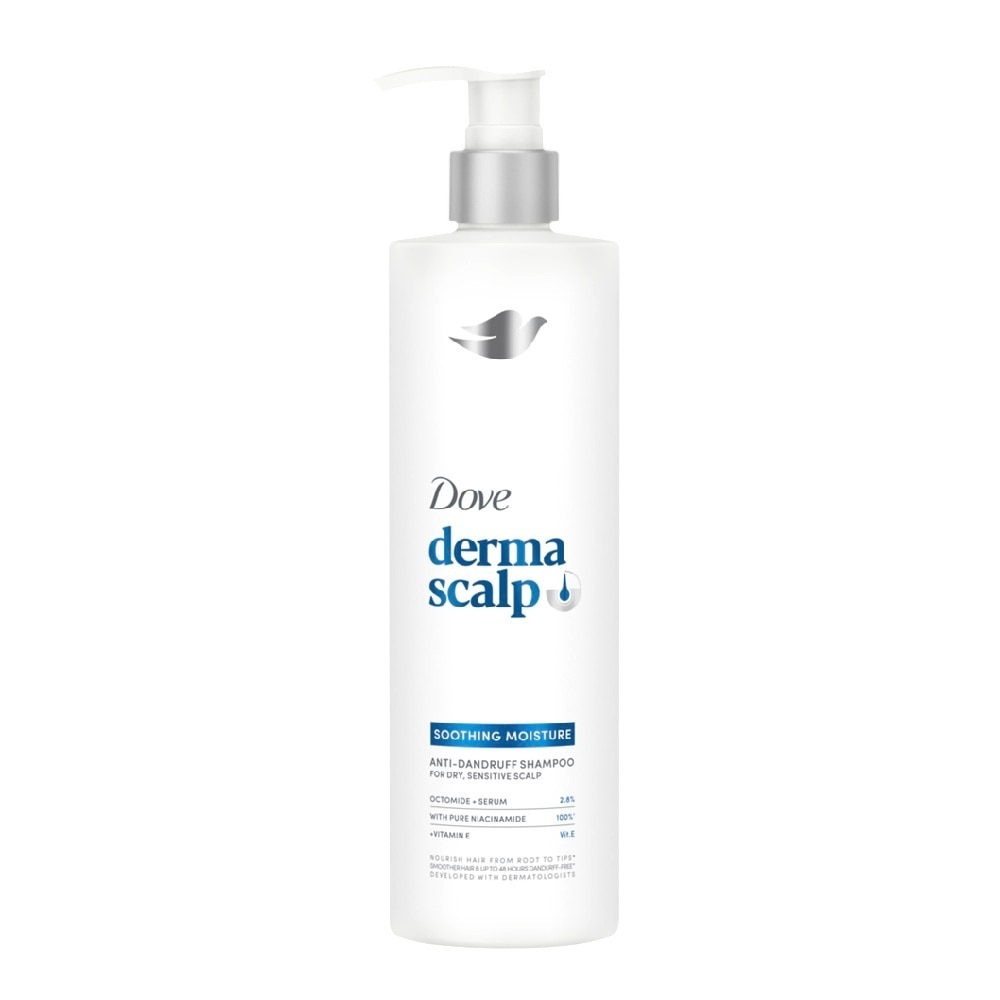 Dầu Gội Dove Derma Scalp Sạch Gàu Soothing Moisture Anti-Dandruff Shampoo 350g