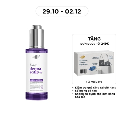 DOVE Serum Dưỡng Tóc Dove Derma Scalp Hairfall Recovery 3 In 1 Strengthening Serum 45ml image
