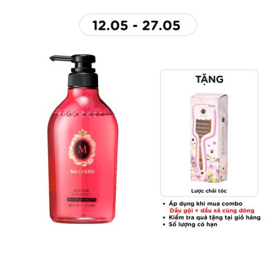 MA CHÉRIE - Dầu Gội Hương Nước Hoa Ma Chérie Moisture Shampoo Ẩm Mềm Tóc 450ml