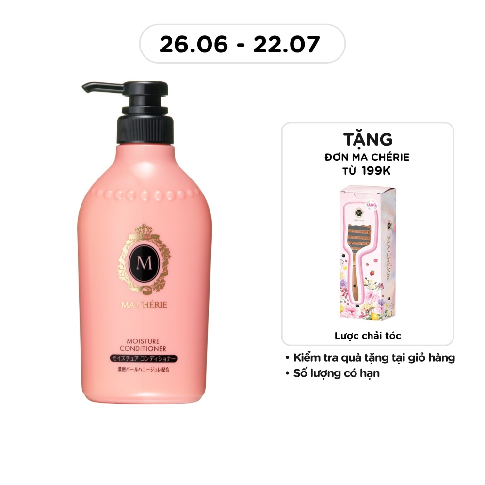 Dầu Xả Hương Nước Hoa Ma Chérie Moisture Conditioner Ẩm Mềm Tóc 450ml