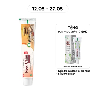 NGỌC CHÂU - Kem Đánh Răng Dược Liệu Ngọc Châu Truyền Thống 100g