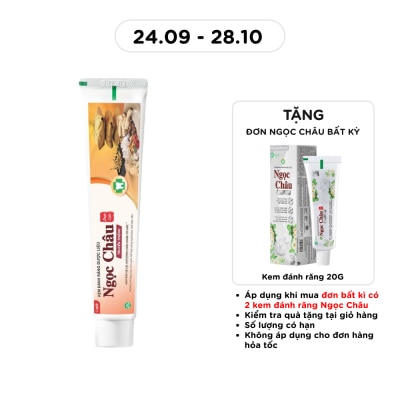 NGỌC CHÂU Kem Đánh Răng Dược Liệu Ngọc Châu Truyền Thống 100g image