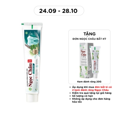 NGỌC CHÂU Kem Đánh Răng Dược Liệu Ngọc Châu Chuyên Gia 100g image