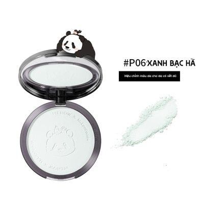 MENOW - Phấn Phủ Menow Velvet Mist Complexion Powder 21g .#P06 Màu Bạc Hà