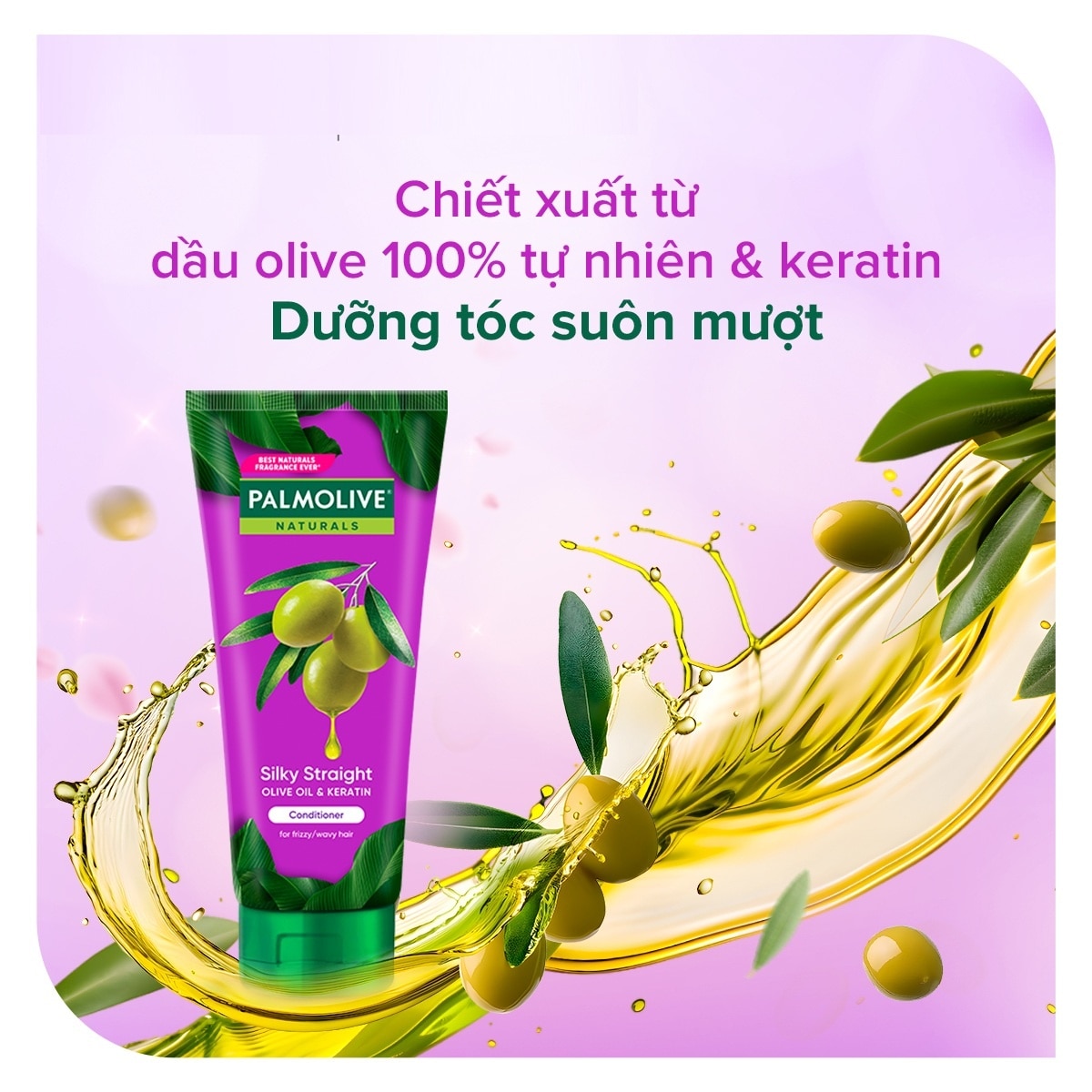 Palmolive Naturals Silky Straight Conditioner 180ml