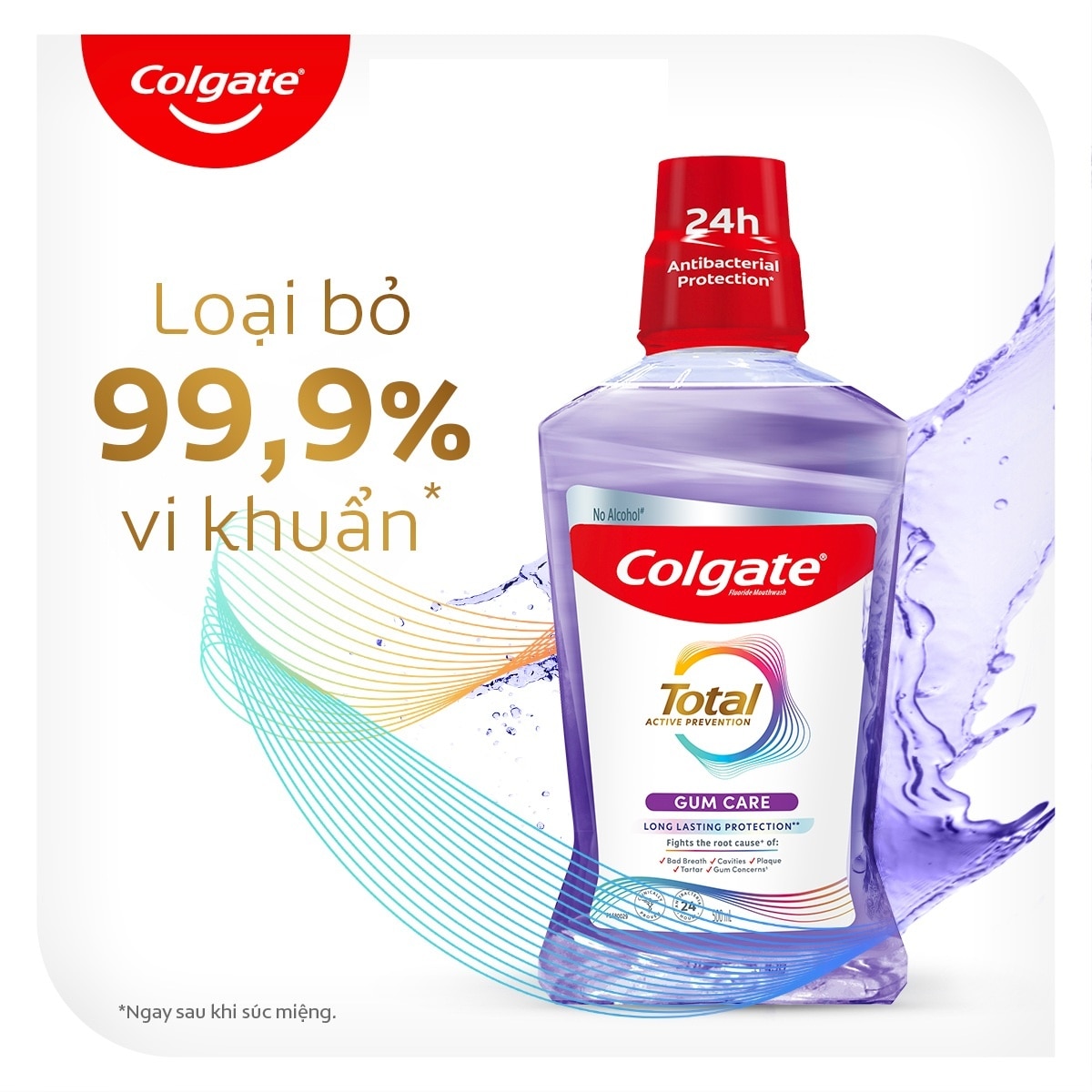 Colgate Total Gum Care Mouthwash 500ml