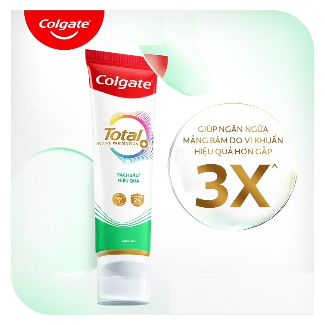 Kem Đánh Răng Colgate Total Sạch Sâu Active Prevention Deep Clean 150g