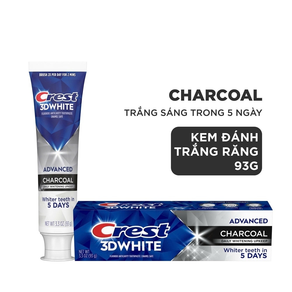 3D White Advanced Charcoal Toothpaste 93g