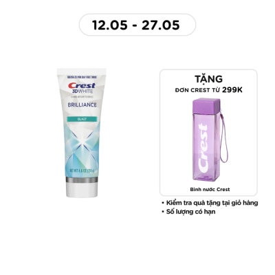 CREST - Kem Đánh Răng Crest 3D White Brilliance Blast Toothpaste 130g