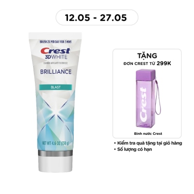 CREST - 3D White Brilliance Blast Toothpaste 130g