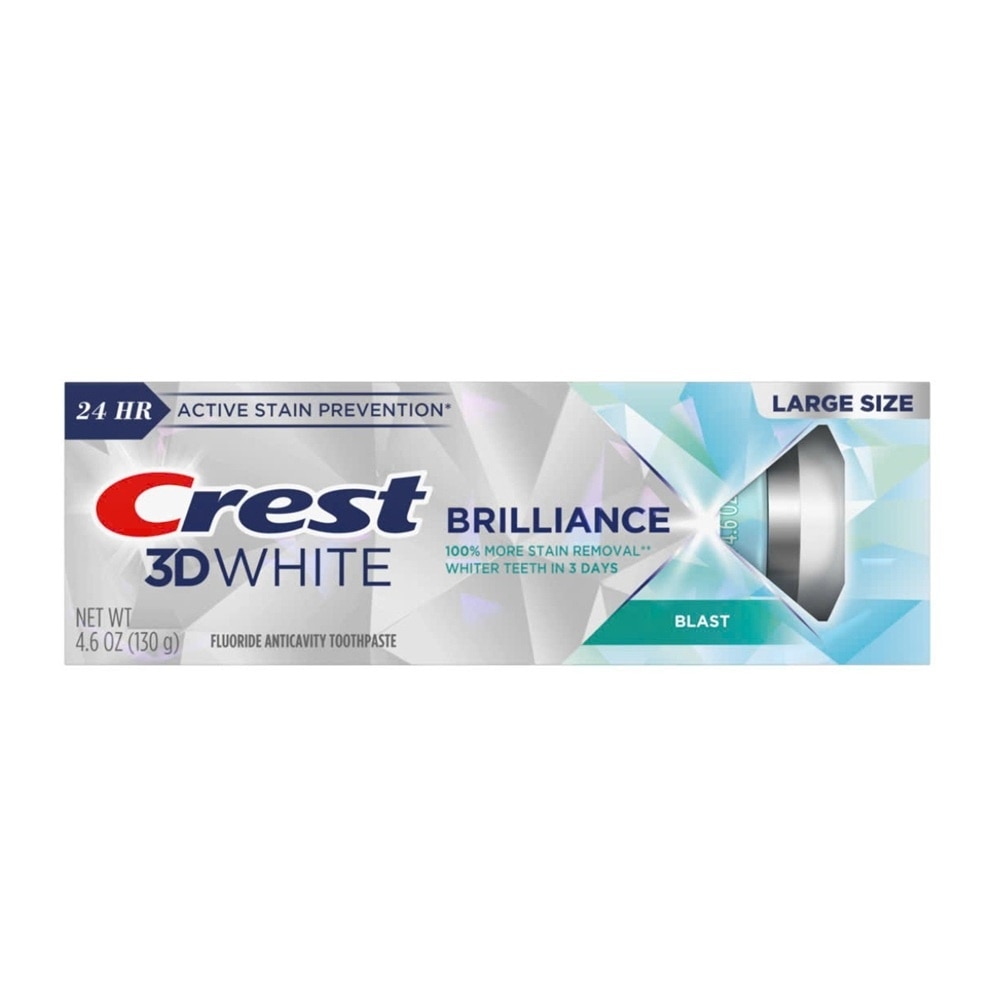 Kem Đánh Răng Crest 3D White Brilliance Blast Toothpaste 130g