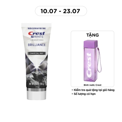 CREST - 3D White Brilliance Charcoal Mint Toothpaste 130g image