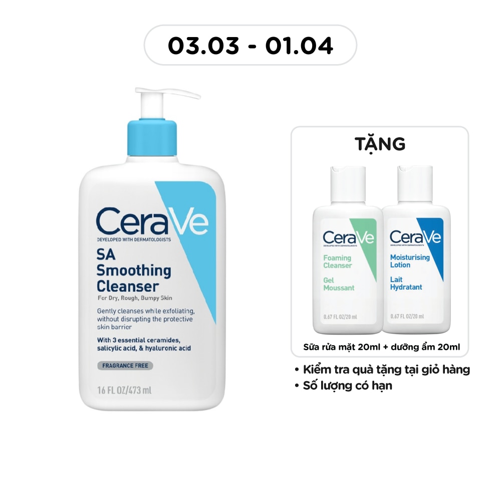 Cerave SA Smoothing Cleanser 473ml