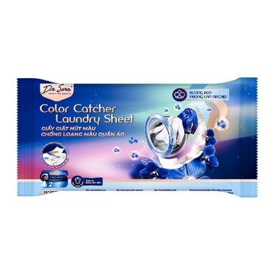 DR.SERA - Giấy Giặt Hút Màu & Chống Loang Màu Dr.Sera Color Catcher Laundry Sheet Hương Phong Lan 2 Miếng