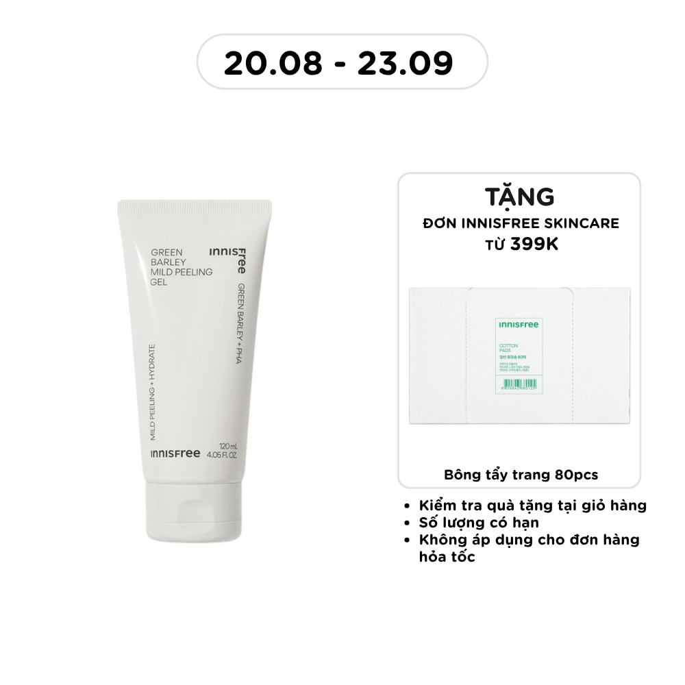 Gel Tẩy Tế Bào Chết innisfree Green Barley Mild Peeling Gel 120ml image