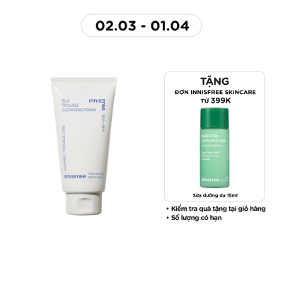 INNISFREE Sữa Rửa Mặt Cho Da Mụn innisfree Bija Trouble Facial Foam 150g