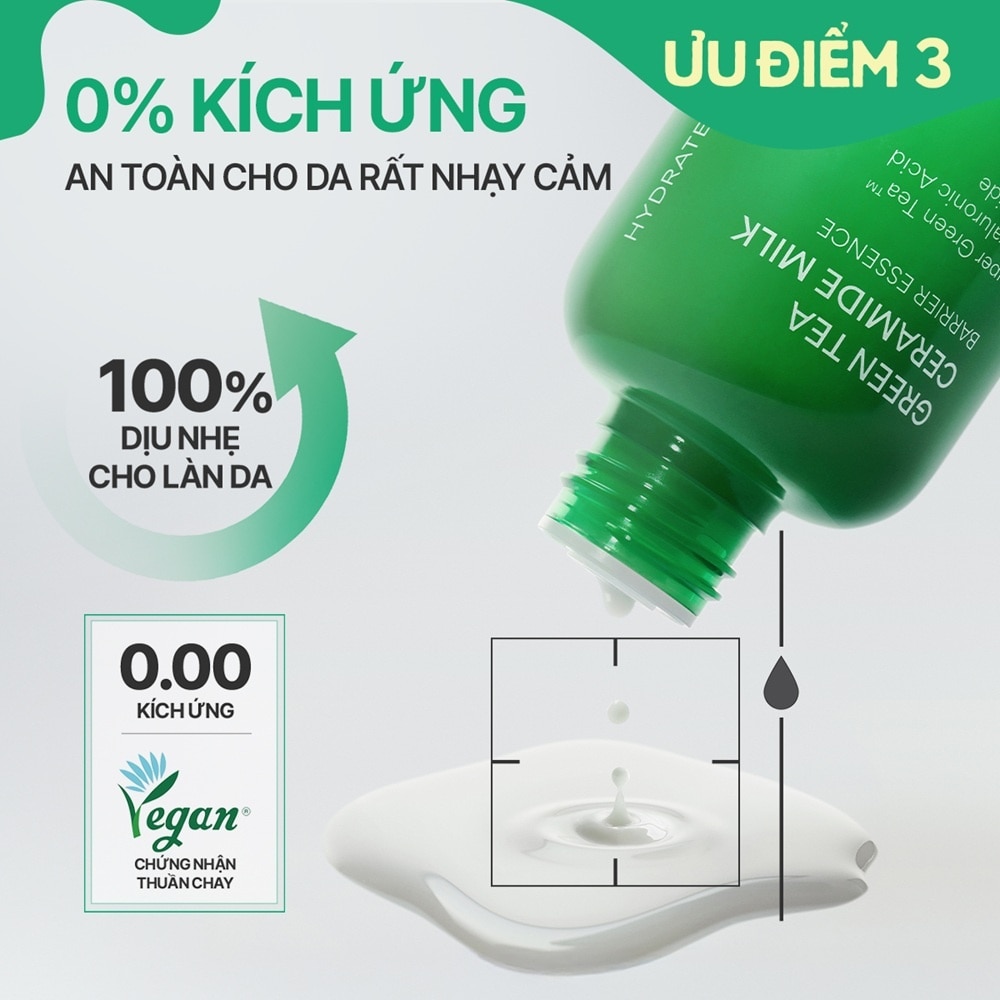 Toner Dạng Sữa innisfree Green Tea Ceramide Milk 160ml