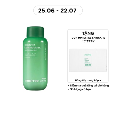 INNISFREE - Green Tea Ceramide Milk 160ml