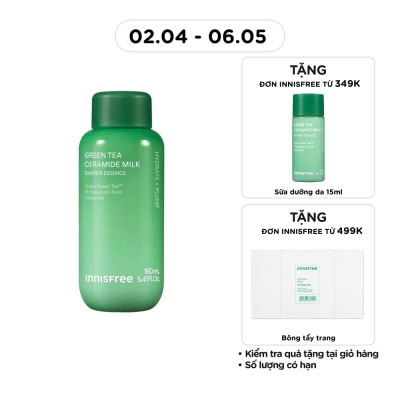 INNISFREE - Green Tea Ceramide Milk 160ml