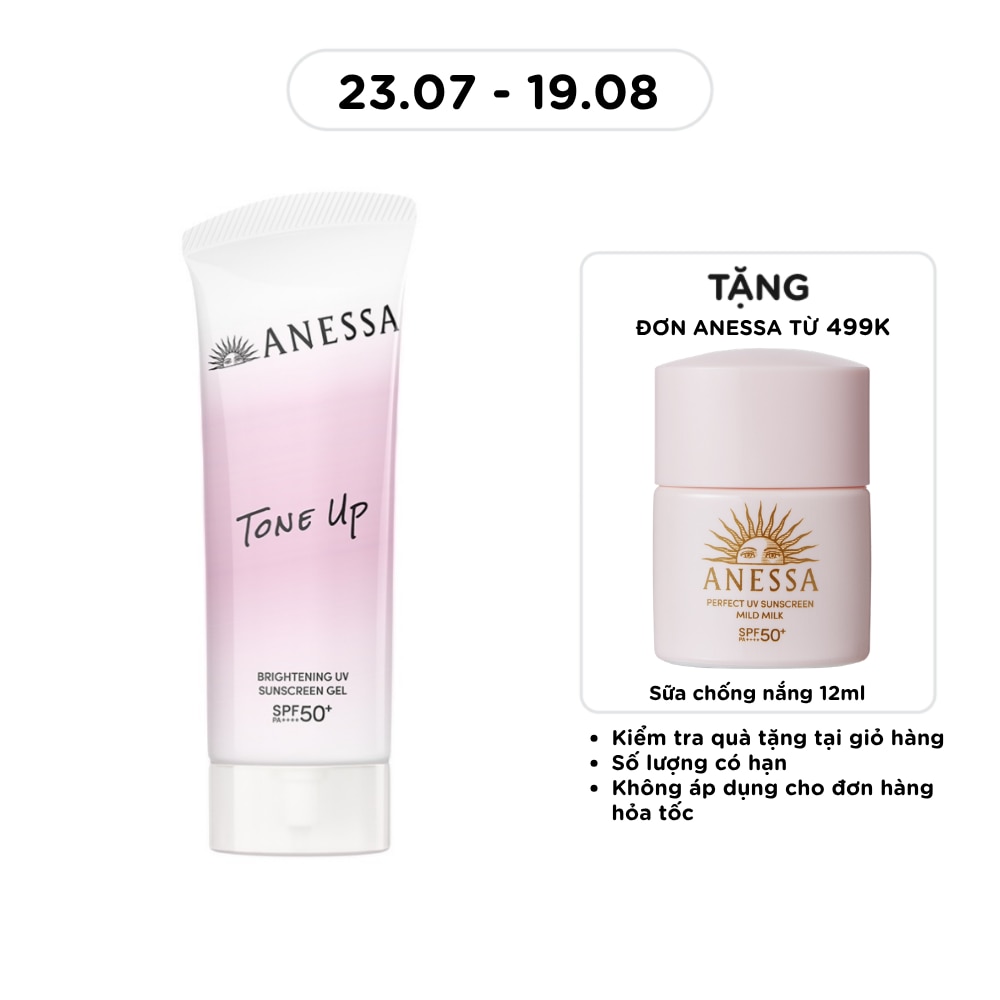Gel Chống Nắng Nâng Tông Anessa Brightening UV Sunscreen Gel NA SPF50+ PA++++ 90g