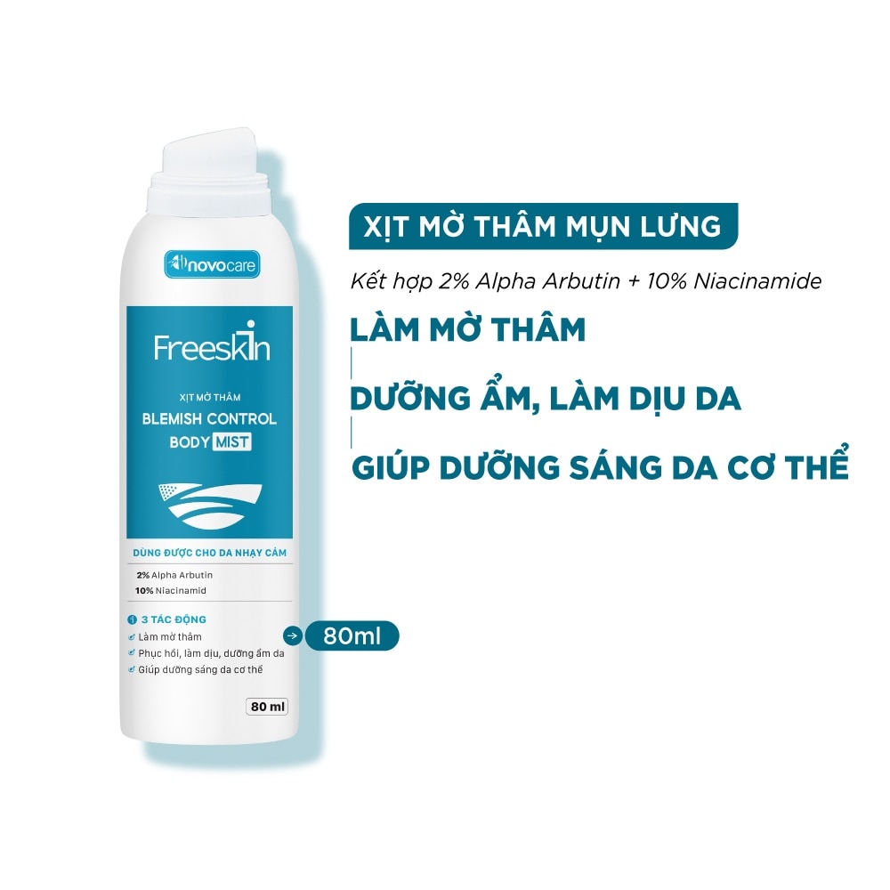 Freeskin Blemish Control Body Mist 80ml