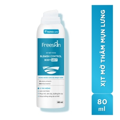 FREESKIN - Xịt Mờ Thâm Freeskin Blemish Control Body Mist Giúp Giảm Thâm Mụn Lưng & Làm Đều Màu Da Sau Mụn 80ml