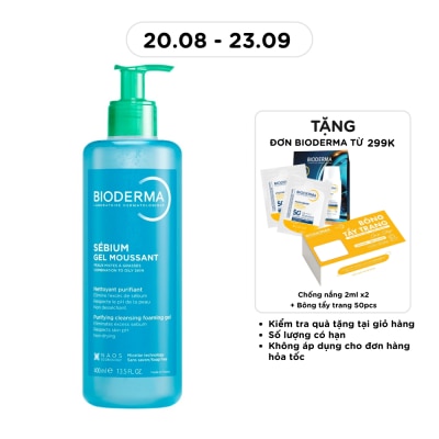 BIODERMA - Sebium Gel Moussant (Pump Bottle) 400ml image